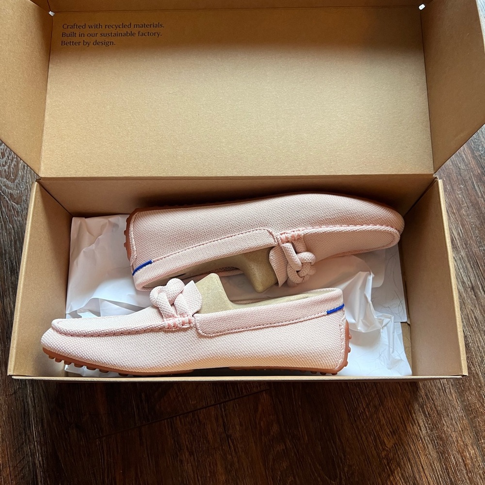 Rothy’s Pink Loafers - Braid Driver